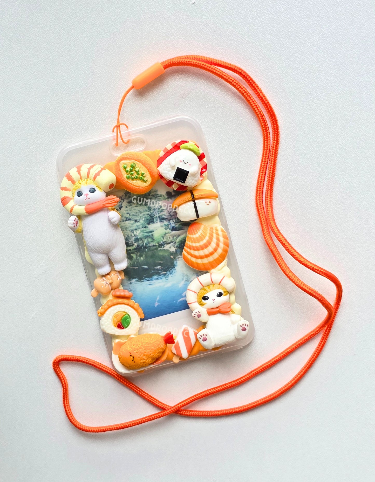 (Pre-set & Custom) Decoden Card Case/Sleeve with Lanyard